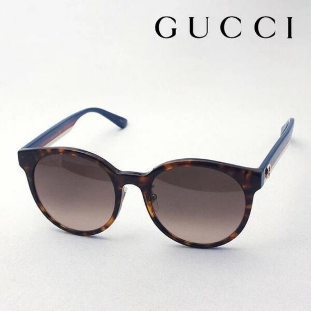 New Authentic Gucci GG0416SK 003 Havana Brown Gradient Sunglasses - Picture 3 of 15